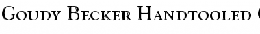 Download Goudy Becker Handtooled Caps Font Download Goudy Becker Handtooled Caps Font