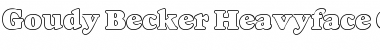 Download Goudy Becker Heavyface Outline Font Download Goudy Becker Heavyface Outline Font