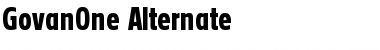 Download GovanOne-Alternate Font Download GovanOne-Alternate Font