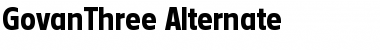 Download GovanThree-Alternate Font Download GovanThree-Alternate Font