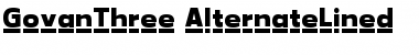 Download GovanThree-AlternateLined Font Download GovanThree-AlternateLined Font
