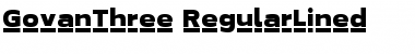 Download GovanThree-RegularLined Font Download GovanThree-RegularLined Font