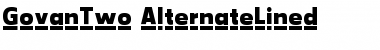 Download GovanTwo-AlternateLined Font Download GovanTwo-AlternateLined Font