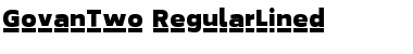 Download GovanTwo-RegularLined Font Download GovanTwo-RegularLined Font