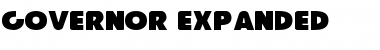 Download Governor Expanded Font Download Governor Expanded Font