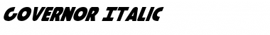 Download Governor Italic Font Download Governor Italic Font