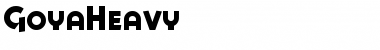 Download GoyaHeavy Font Download GoyaHeavy Font