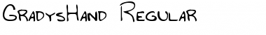 Download GradysHand Font Download GradysHand Font