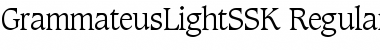 Download GrammateusLightSSK Font Download GrammateusLightSSK Font