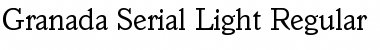Download Granada-Serial-Light Font Download Granada-Serial-Light Font
