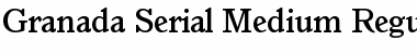 Download Granada-Serial-Medium Font Download Granada-Serial-Medium Font