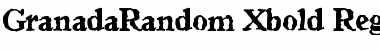 Download GranadaRandom-Xbold Font Download GranadaRandom-Xbold Font
