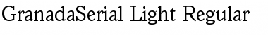 Download GranadaSerial-Light Font Download GranadaSerial-Light Font