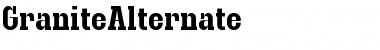 Download GraniteAlternate Font Download GraniteAlternate Font