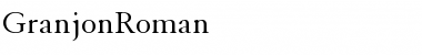 Download GranjonRoman Font Download GranjonRoman Font