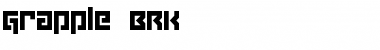 Download Grapple BRK Font Download Grapple BRK Font