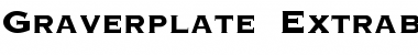 Download Graverplate Extrabold Font Download Graverplate Extrabold Font
