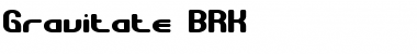 Download Gravitate BRK Font Download Gravitate BRK Font