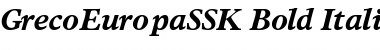 Download GrecoEuropaSSK Font Download GrecoEuropaSSK Font