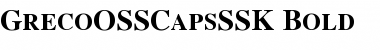 Download GrecoOSSCapsSSK Font Download GrecoOSSCapsSSK Font