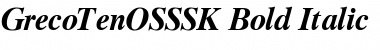 Download GrecoTenOSSSK Font Download GrecoTenOSSSK Font