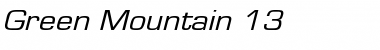 Download Green Mountain 13 Font Download Green Mountain 13 Font