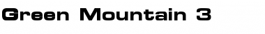Download Green Mountain 3 Font Download Green Mountain 3 Font