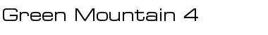 Download Green Mountain 4 Font Download Green Mountain 4 Font