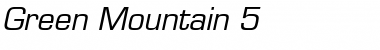 Download Green Mountain 5 Font Download Green Mountain 5 Font