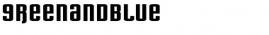 Download GreenAndBlue Font Download GreenAndBlue Font