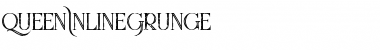 Download Queen inline grunge Font Download Queen inline grunge Font