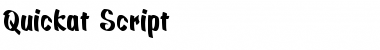 Download Quickat Font Download Quickat Font