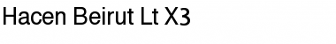 Download Hacen Beirut Lt X3 Font Download Hacen Beirut Lt X3 Font
