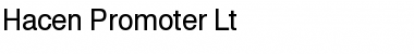 Download Hacen Promoter Lt Font Download Hacen Promoter Lt Font