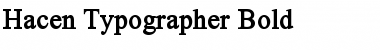 Hacen Typographer Bold Regular Font