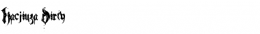 Download Hacjiuza Dirty Font Download Hacjiuza Dirty Font