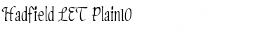Download Hadfield LET Font Download Hadfield LET Font