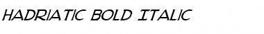 Download Hadriatic Bold Italic Font Download Hadriatic Bold Italic Font