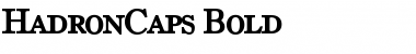 Download HadronCaps Font Download HadronCaps Font