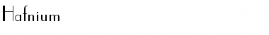 Download Hafnium Font Download Hafnium Font