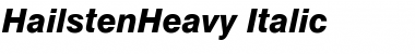 Download HailstenHeavy Font Download HailstenHeavy Font
