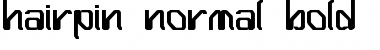 Download Hairpin-Normal Bold Font Download Hairpin-Normal Bold Font