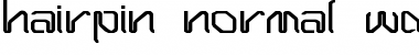 Download Hairpin-Normal Wd Font Download Hairpin-Normal Wd Font