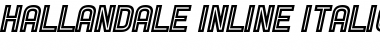 Download Hallandale Inline Italic JL Font Download Hallandale Inline Italic JL Font