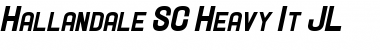 Download Hallandale SC Heavy It. JL Font Download Hallandale SC Heavy It. JL Font