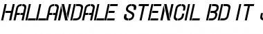 Download Hallandale Stencil Bd. It. JL Font Download Hallandale Stencil Bd. It. JL Font