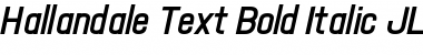 Download Hallandale Text Bold Italic JL Font Download Hallandale Text Bold Italic JL Font