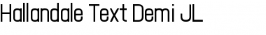Download Hallandale Text Demi JL Font Download Hallandale Text Demi JL Font