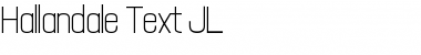 Download Hallandale Text JL Font Download Hallandale Text JL Font