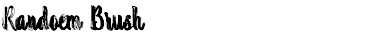 Download Randoem Brush Font Download Randoem Brush Font
